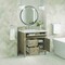 James Martin Vanities 36'' Single Vanity, Whitewashed Oak w/ 3 CM Ethereal Noctis Quartz Top 424-V36-WWO-3ENC - alternate 2